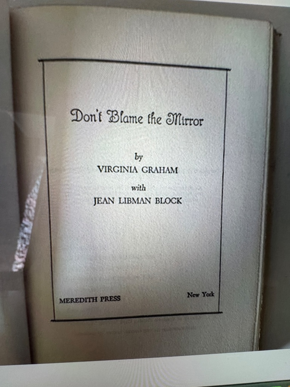 Don't Blame the Mirror, 1967 - Picture 3 of 8